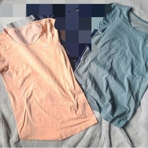 2 under armour athletic shirts